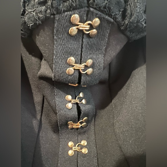 Kaylee Kollection Take Me Out Black Lace Sleeve Dress, Form Fitting Size Small. - Picture 12 of 12